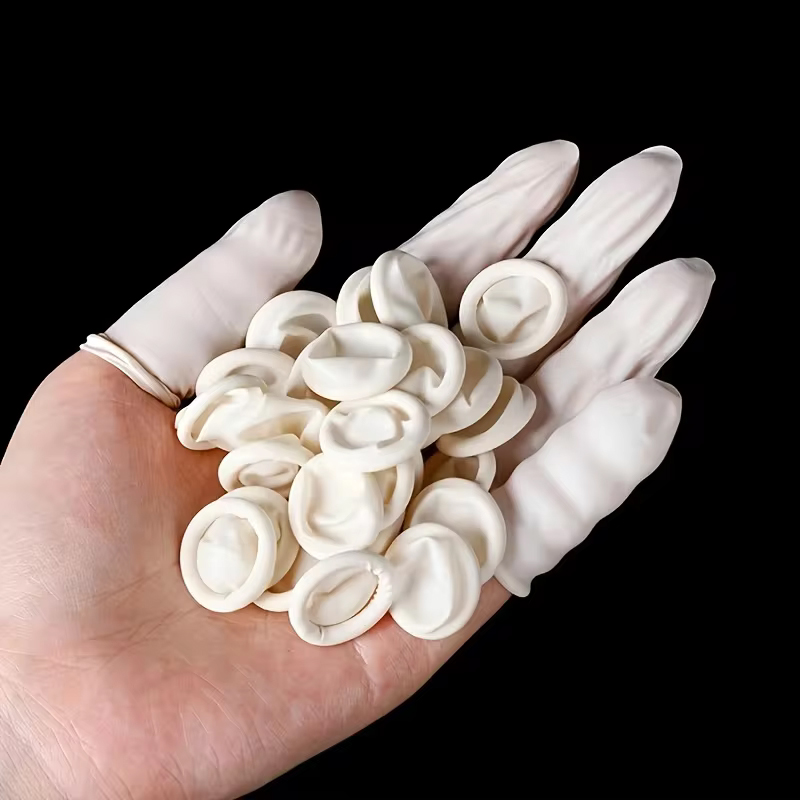 Latex Disposable Glove - 20pcs Disposable Anti Static Rubber Latex