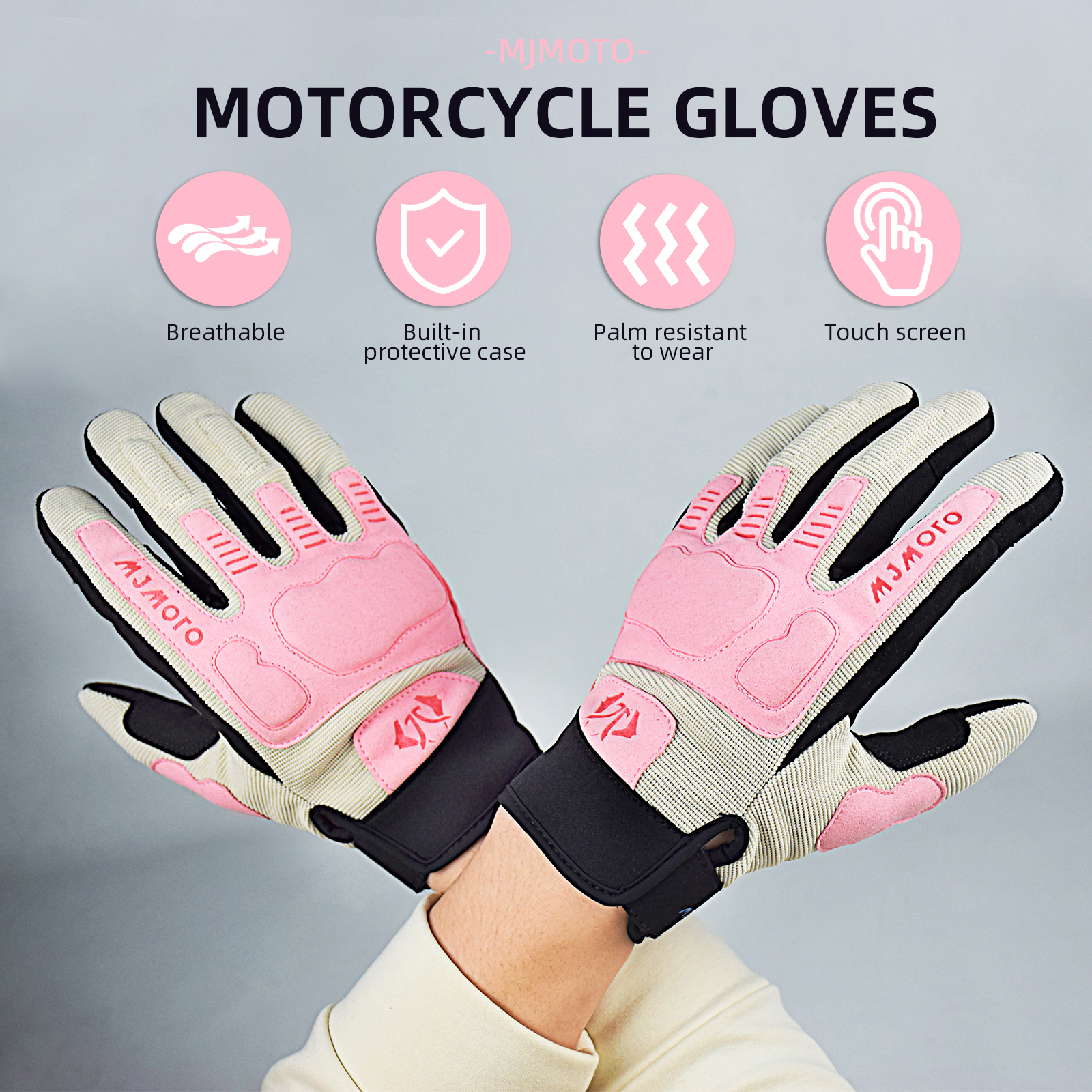Pink Lady Summer Breathable Mo - Cycling Glove Padded recensie en prijs