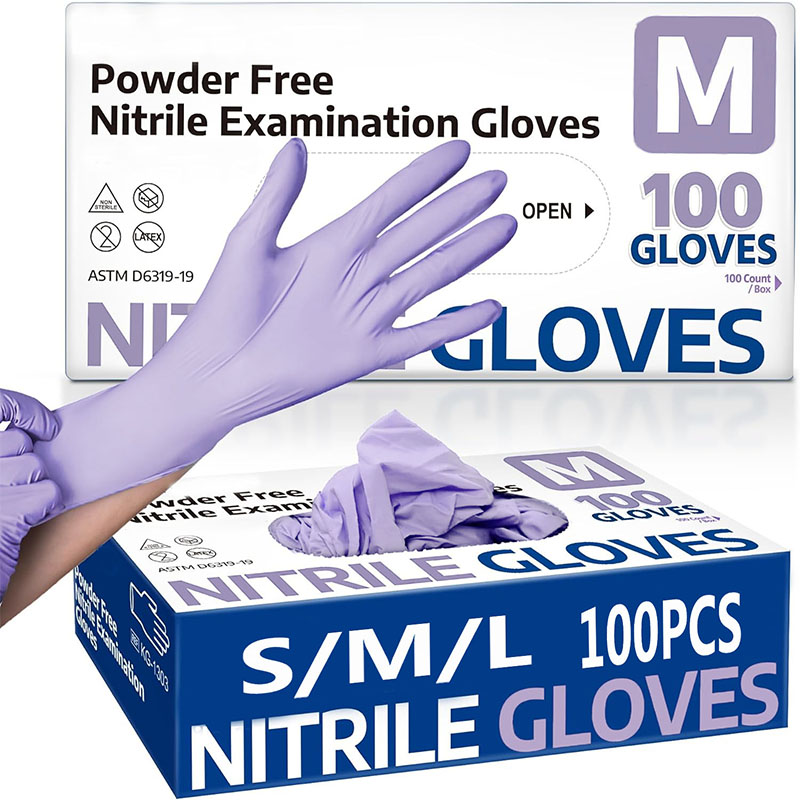 10/20/50/100PCS Purple Disposa - Nitrile Mechanic Glove recensie en prijs