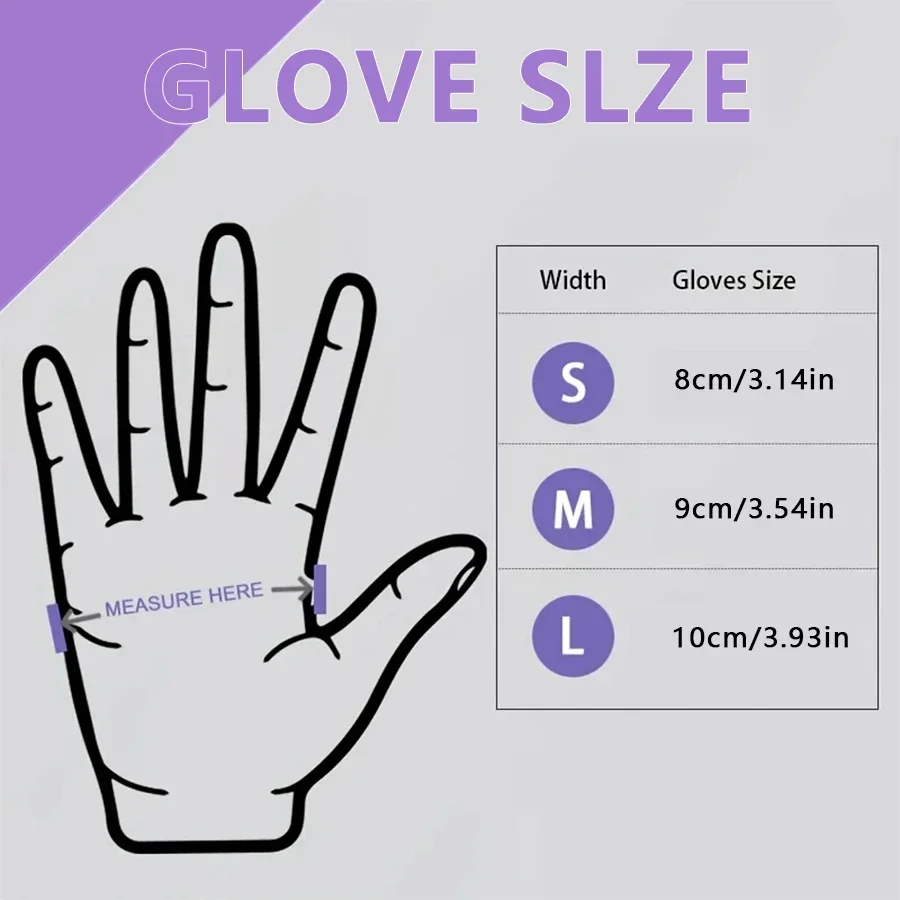 10/20/50/100PCS Purple Disposa - Nitrile Mechanic Glove recensie en prijs