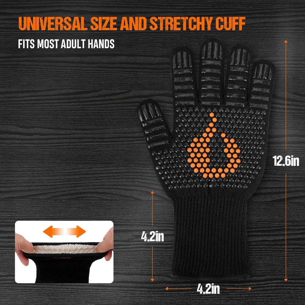 Heat Resistant Grill Gloves fo - Heat Resistant Glove recensie en prijs