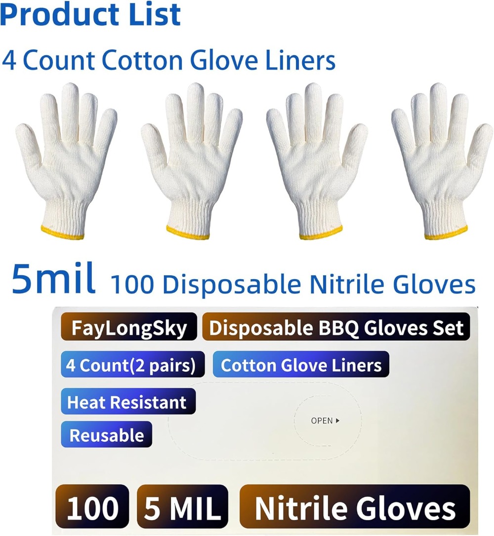 Heat Resistant BBQ Gloves: 4 R - Heat Resistant Glove recensie en prijs