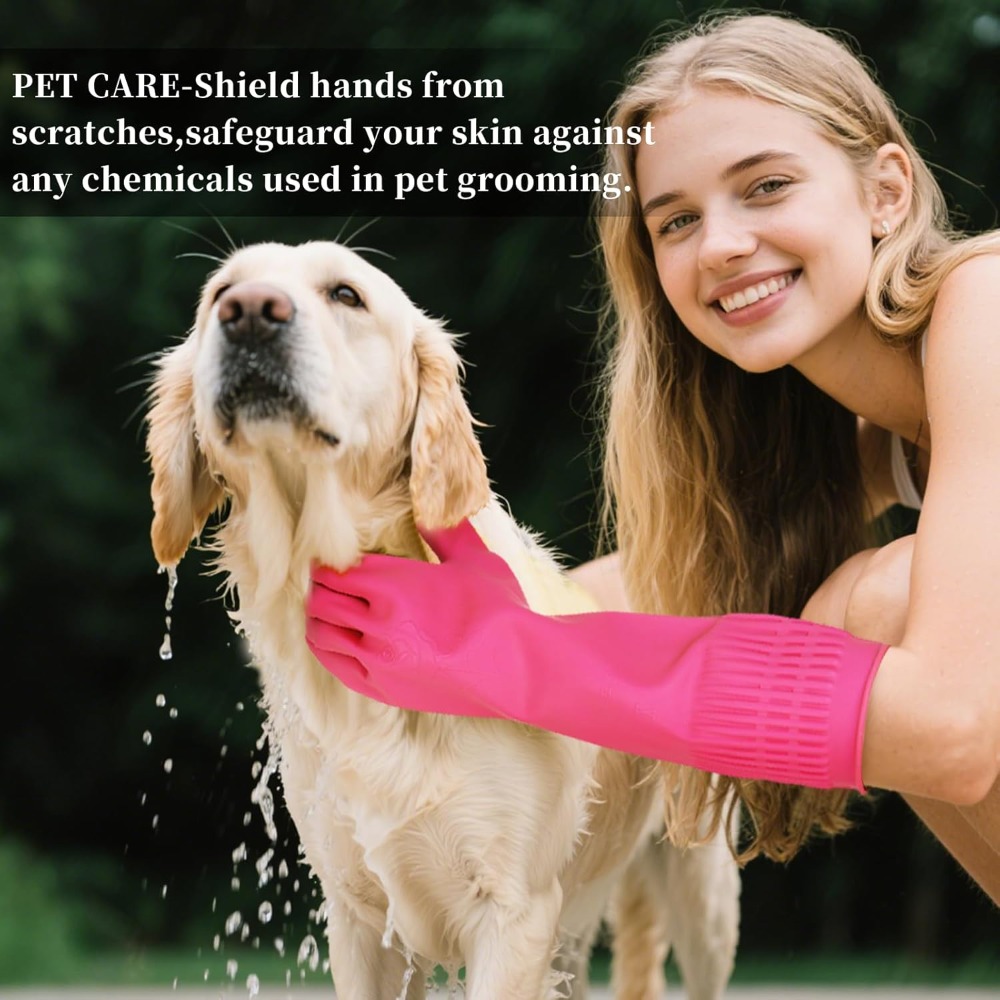 15-Inch Reusable Rubber Gloves - Rubber Glove Cleaning recensie en prijs