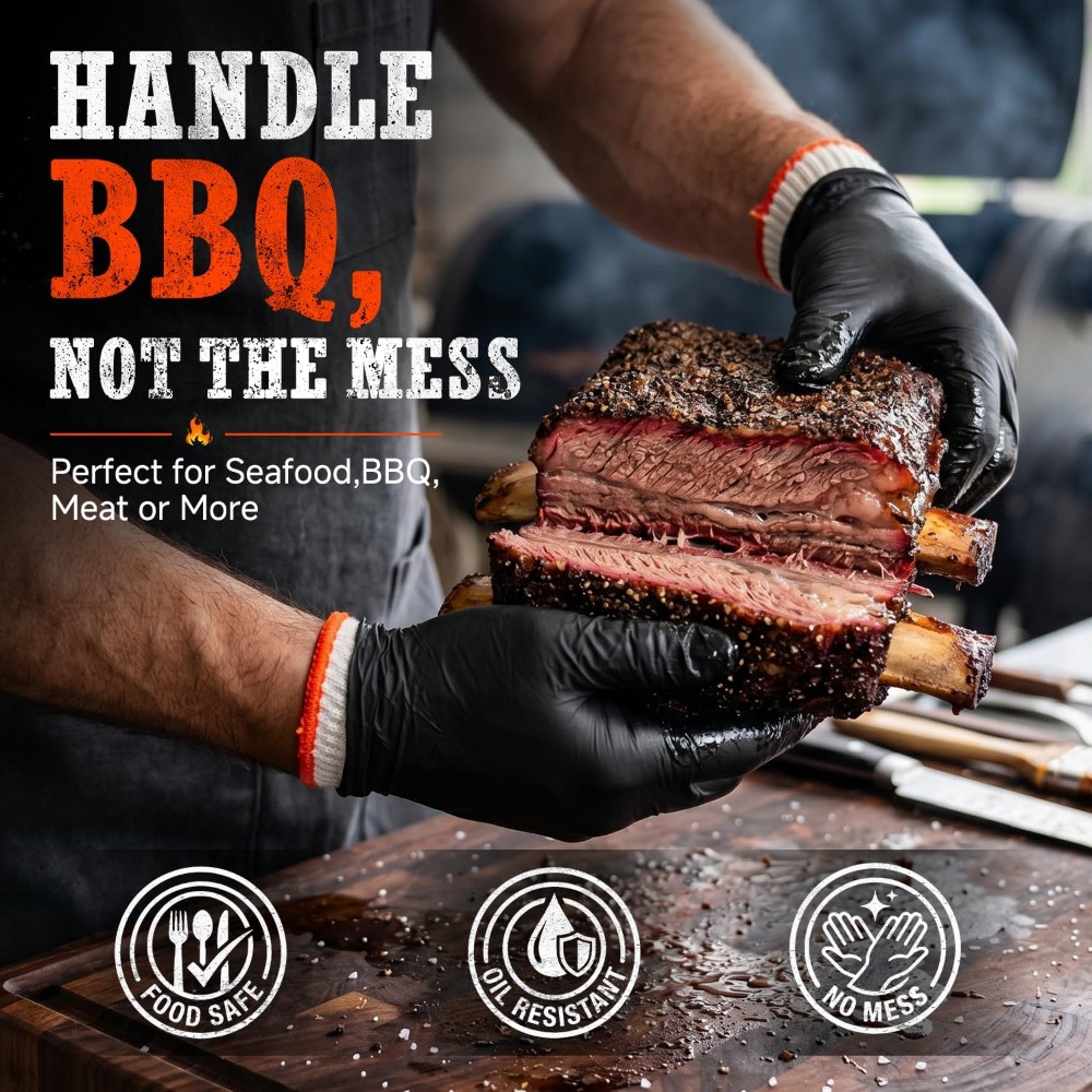 BBQ Gloves 50 Disposable Nitri - Latex Disposable Glove recensie en prijs