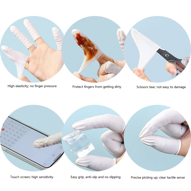 100/200PCS Powder Free Anti-Sl - Latex Disposable Glove recensie en prijs