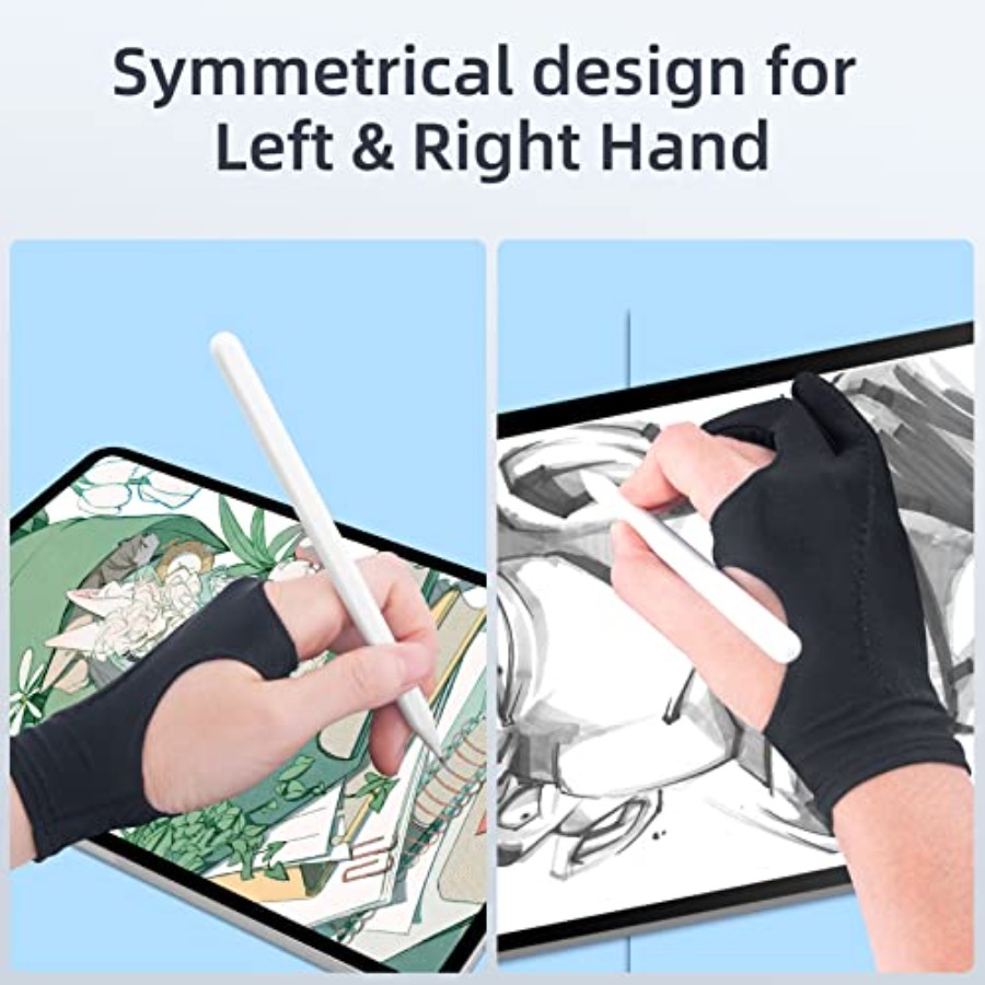 2-Pack Drawing Glove Palm Reje - Touchscreen Glove Capacitive recensie en prijs