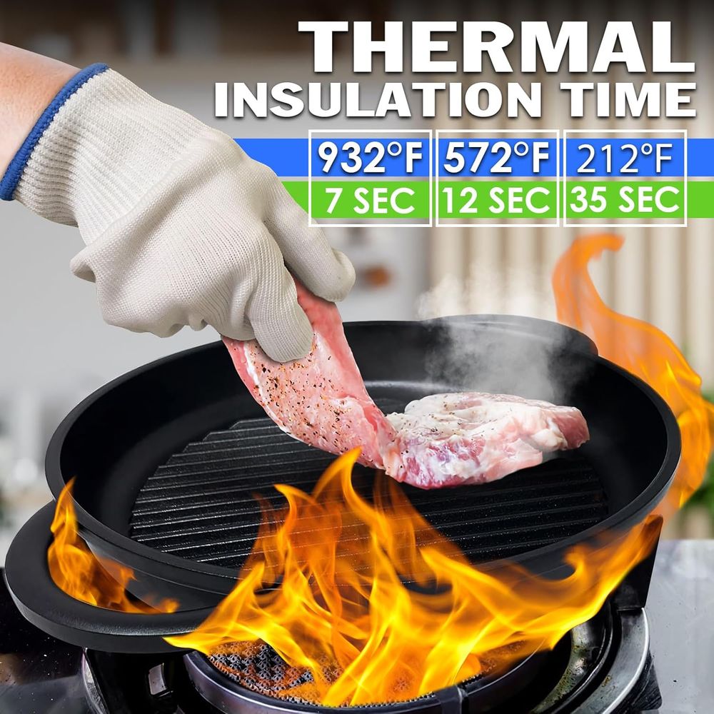 Heat-Resistant Gloves, 9.5 Len - Heat Resistant Glove recensie en prijs