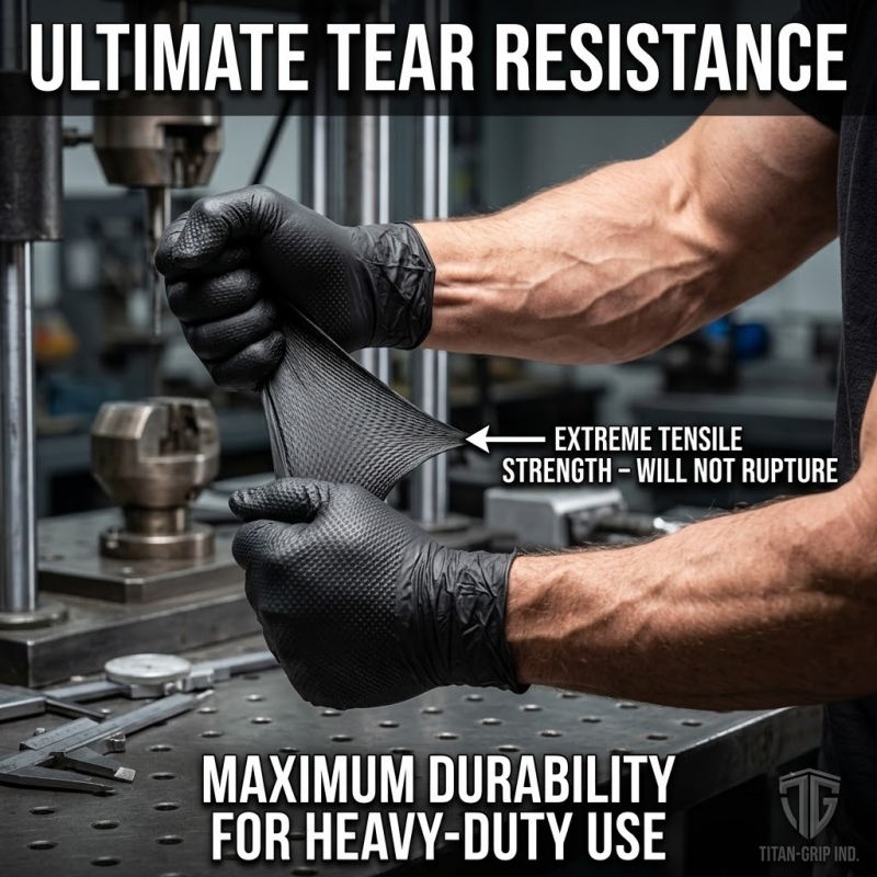 Heavy Duty Black Industrial Ni - Nitrile Mechanic Glove recensie en prijs