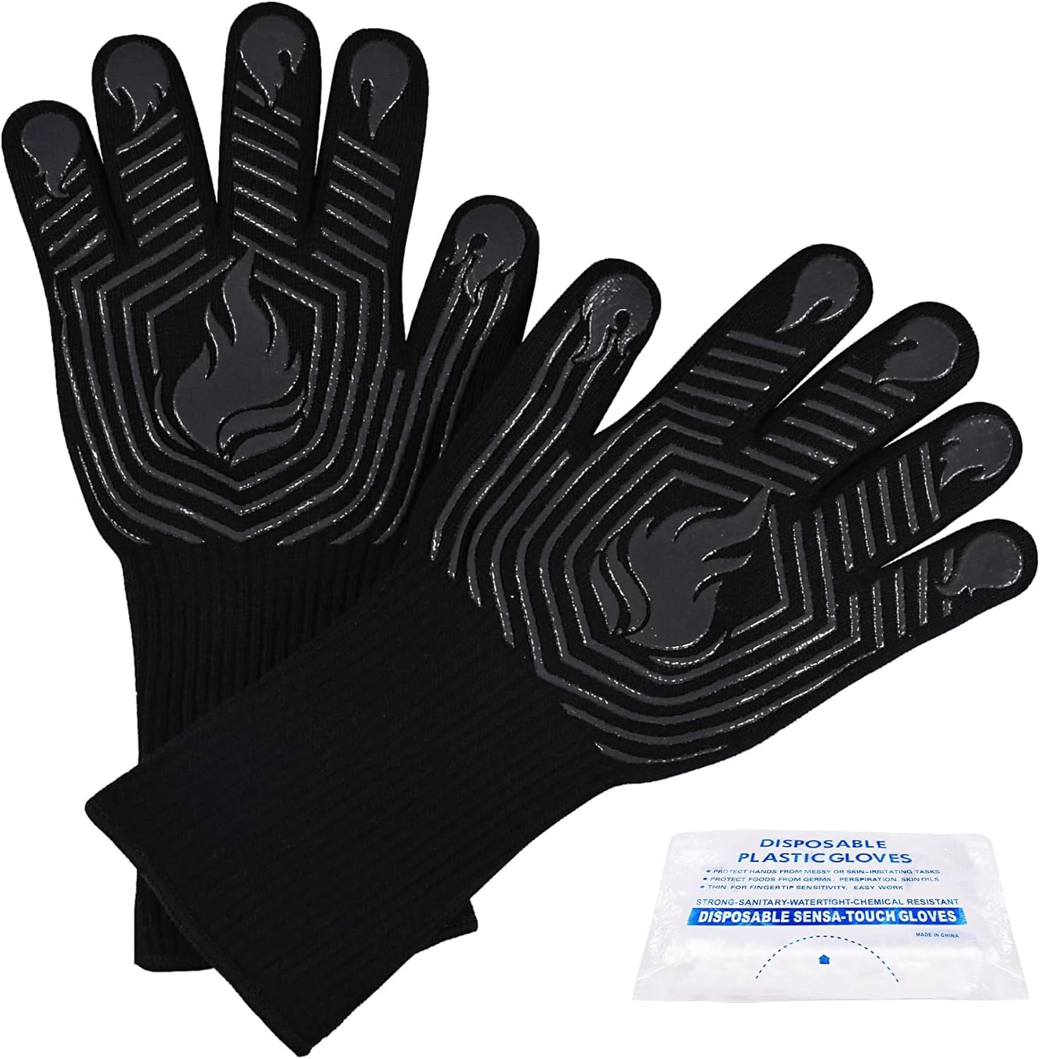 1472°F Heat Resistant BBQ Glov - Oven Mitt Silicone recensie en prijs
