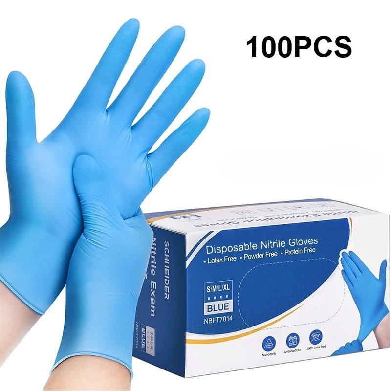 100PCS Blue Nitrile Disposable - Nitrile Mechanic Glove recensie en prijs