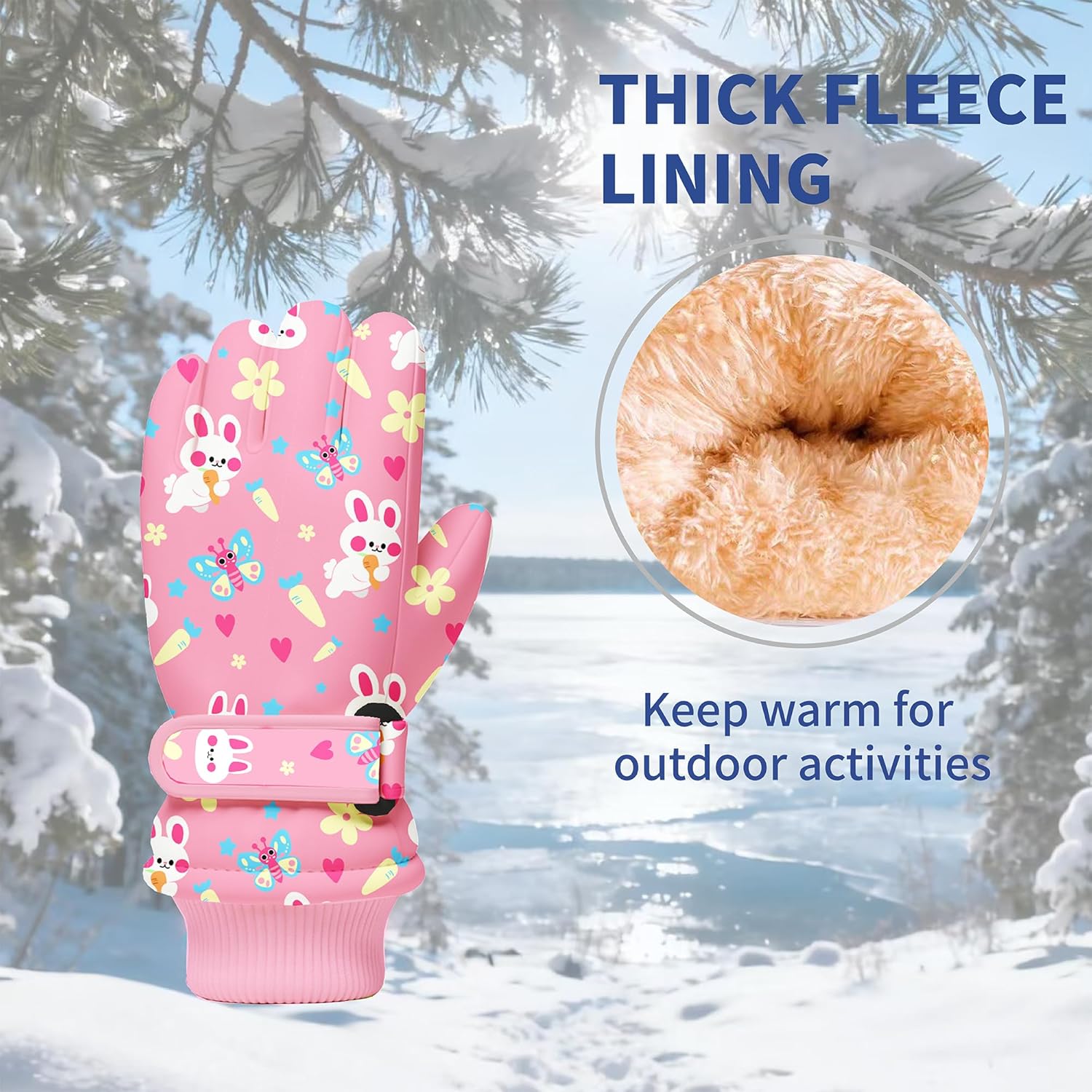 Kids Winter Snow Gloves, Water - Winter Glove Insulated recensie en prijs