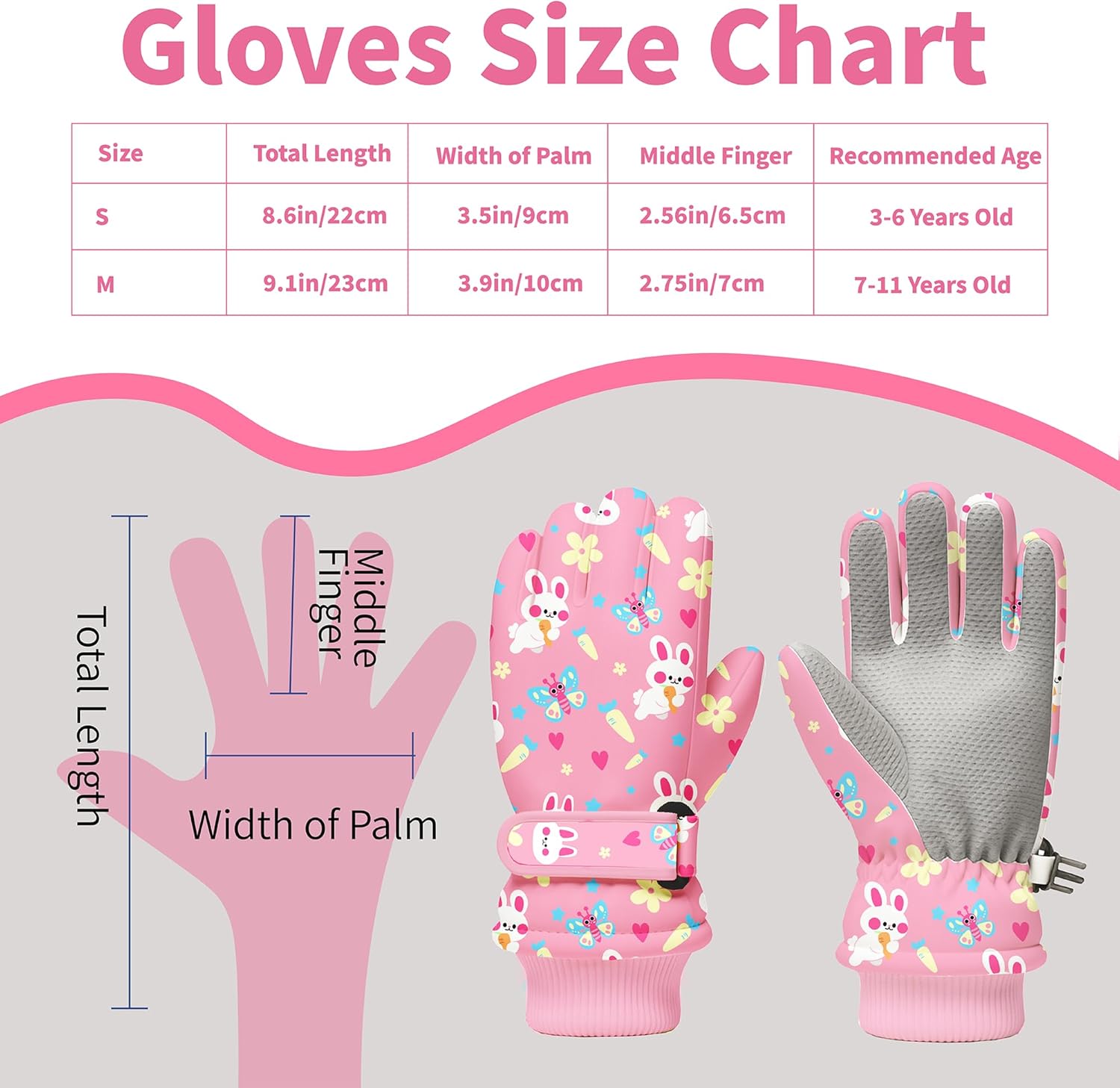 Kids Winter Snow Gloves, Water - Winter Glove Insulated recensie en prijs