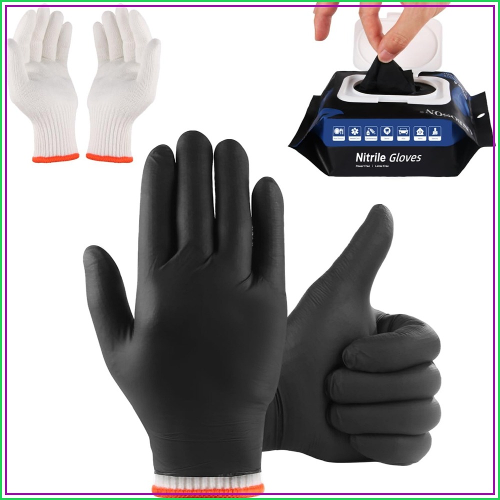 50 Disposable Nitrile Gloves + - Heat Resistant Glove recensie en prijs
