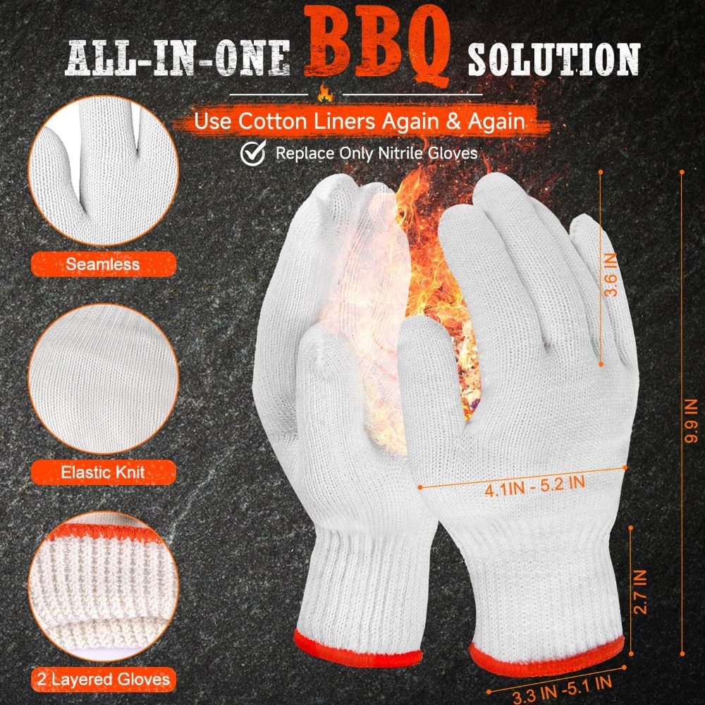50 Disposable Nitrile Gloves + - Heat Resistant Glove recensie en prijs