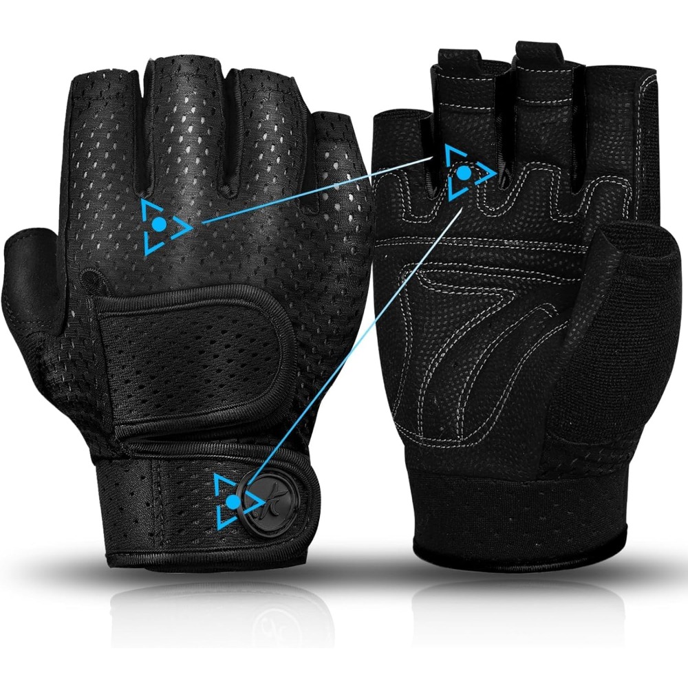 Fingerless Workout Gloves with - Cycling Glove Padded recensie en prijs