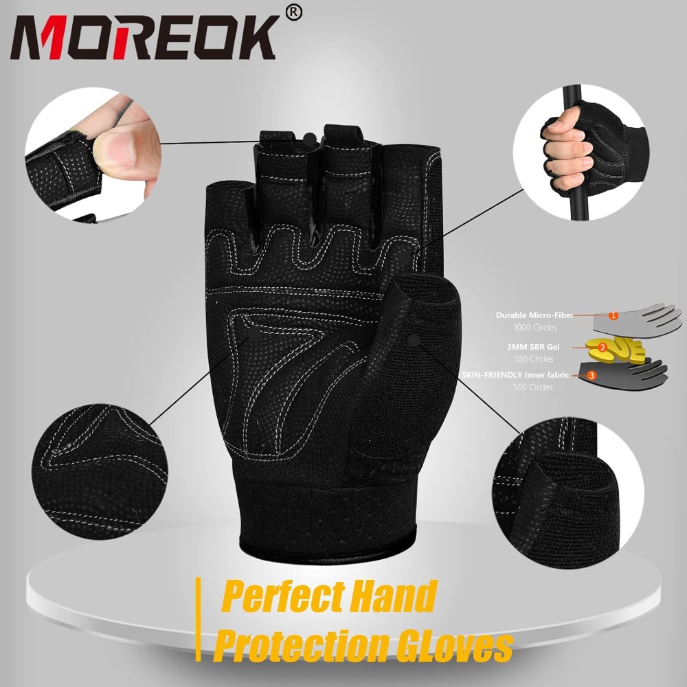 Fingerless Workout Gloves with - Cycling Glove Padded recensie en prijs