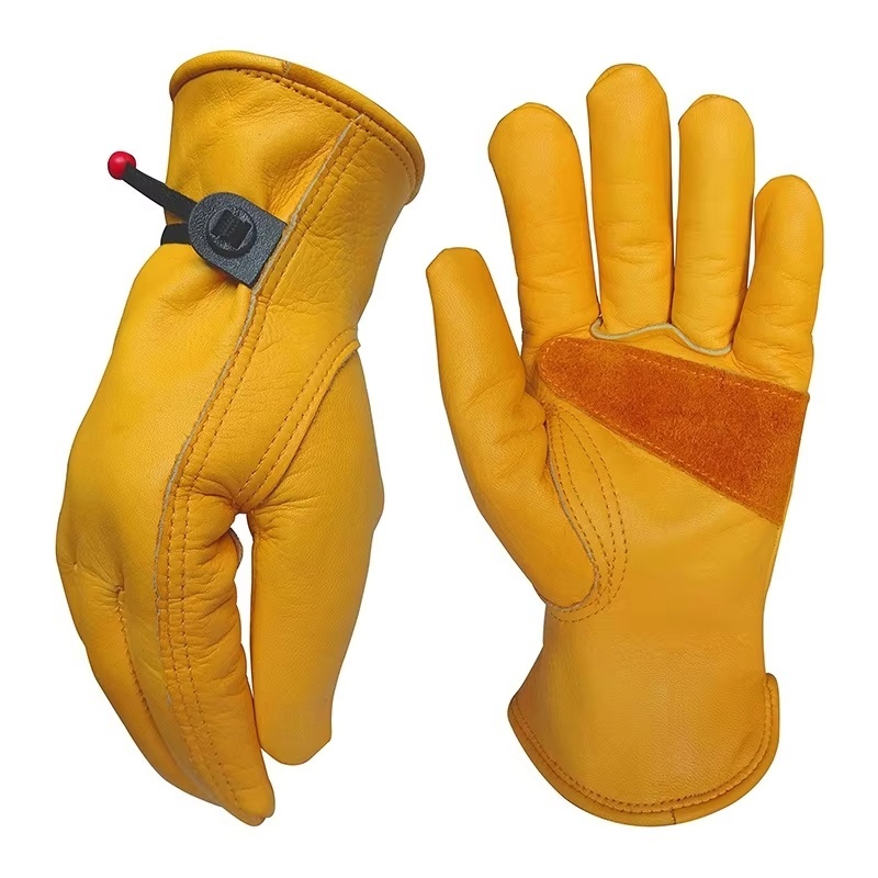 1 Pair Cowhide Heavy Duty Secu - Leather Driving Glove recensie en prijs