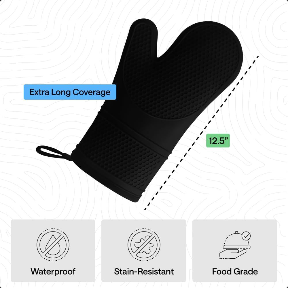 Heat Resistant Silicone Oven M - Oven Mitt Silicone recensie en prijs