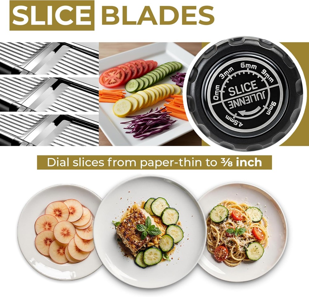 Adjustable Mandoline Food Slic - Cut Resistant Glove recensie en prijs