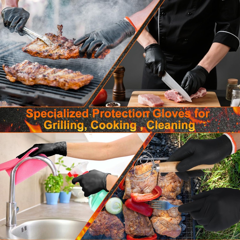 Disposable BBQ Gloves 100 Pack - Heat Resistant Glove recensie en prijs