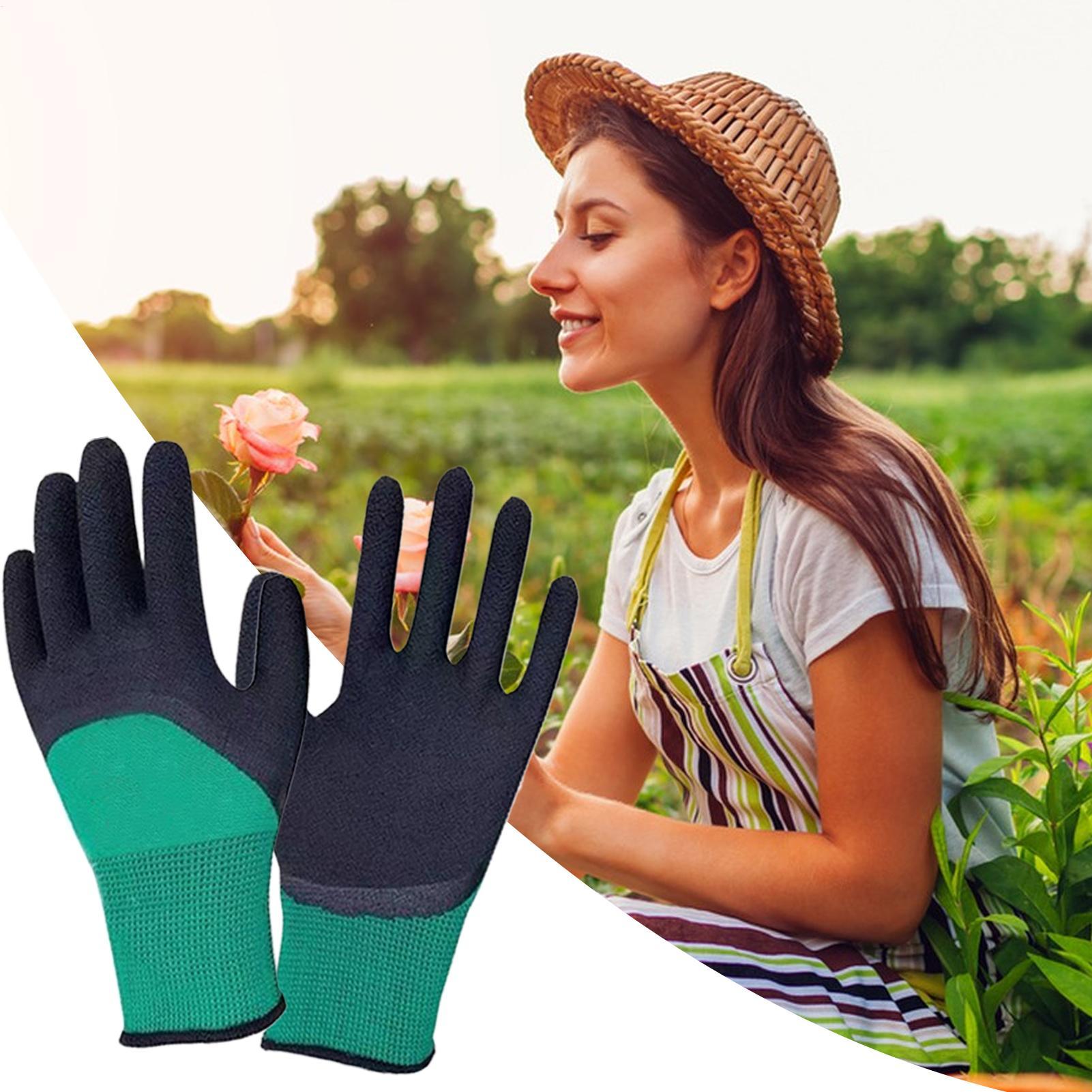 1Pair of Gardening Gloves Rubb - Gardening Glove Waterproof recensie en prijs