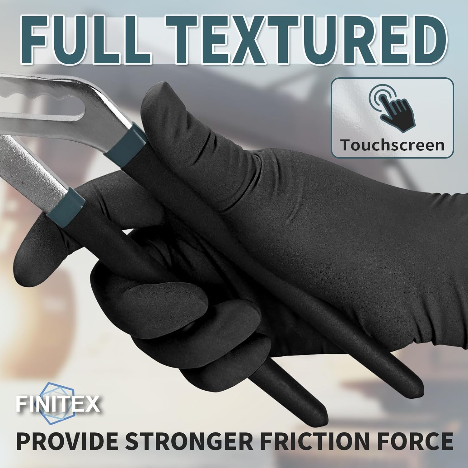 - Black Nitrile Disposable Glo - Exam Glove Nitrile recensie en prijs