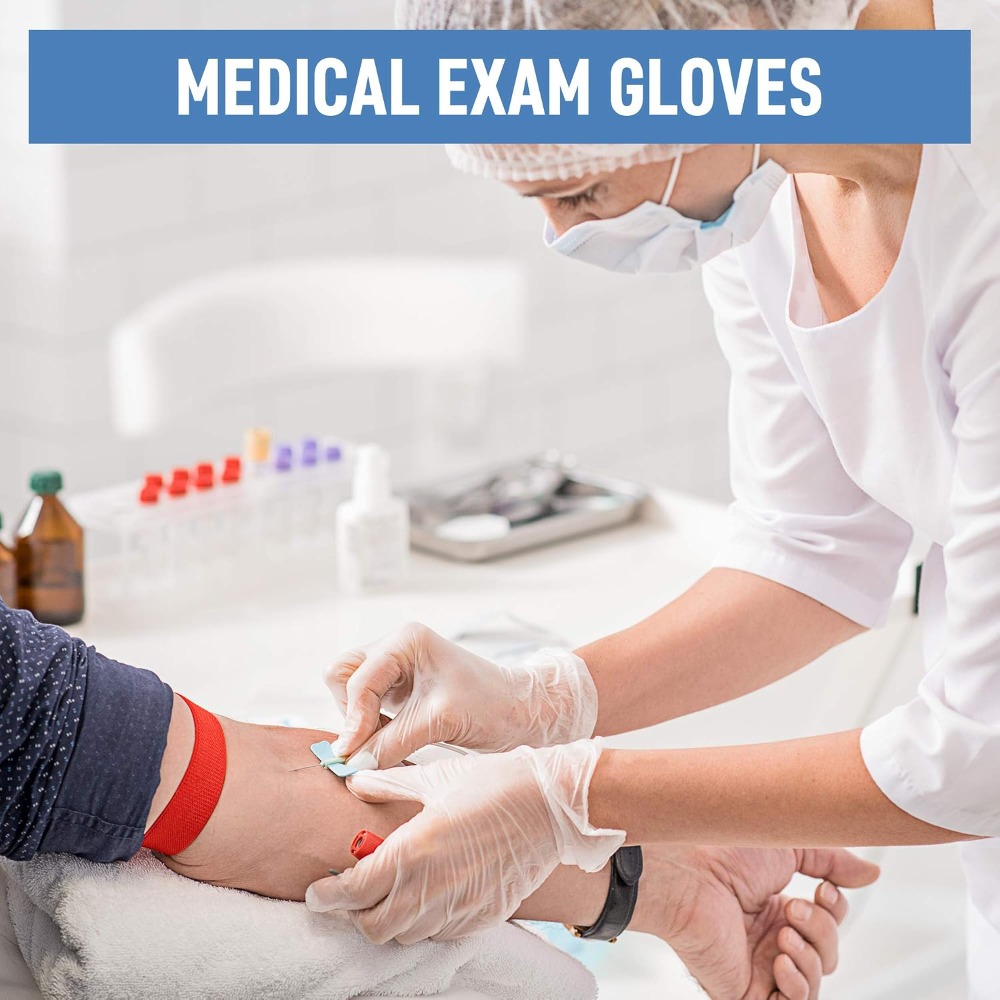 Large Vinyl Exam Gloves, 100 P - Exam Glove Nitrile recensie en prijs