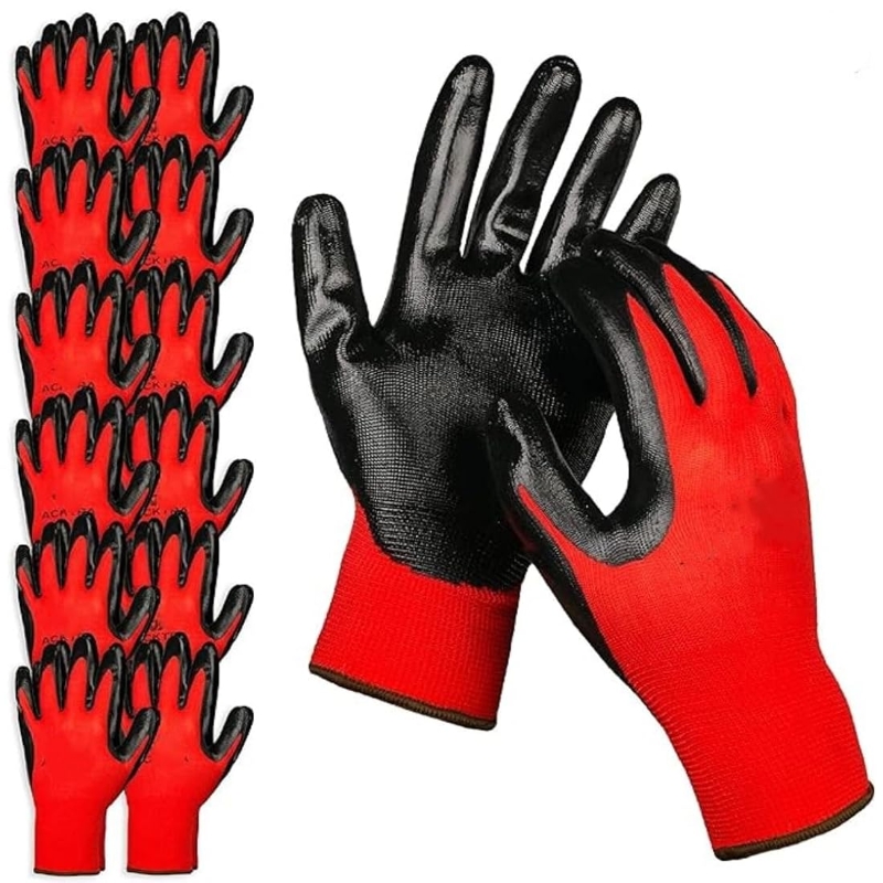 4/20PCS Nitrile Coated Safety  - Nitrile Mechanic Glove recensie en prijs