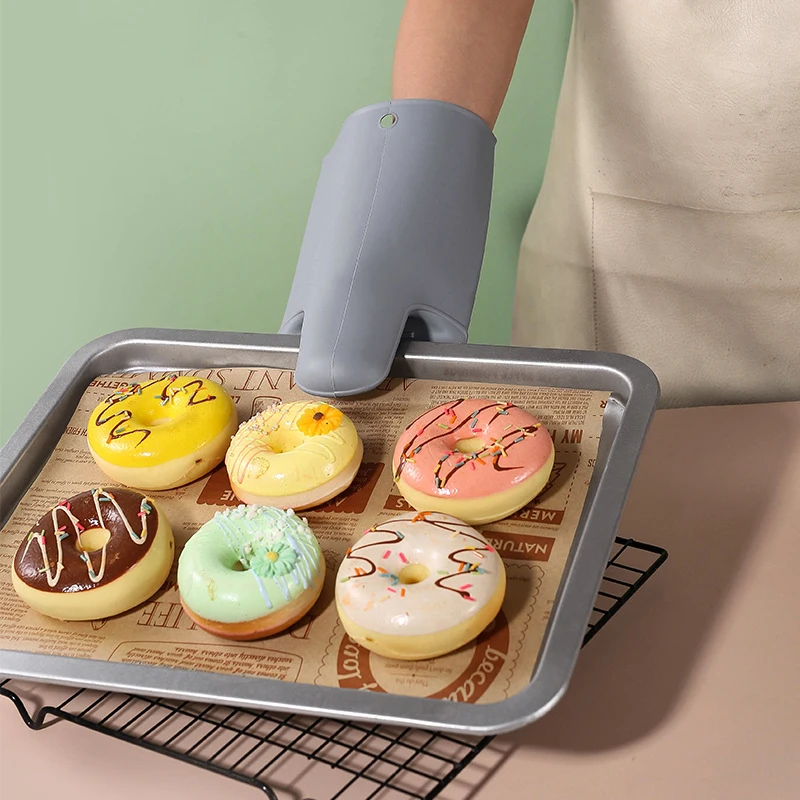 1/2Pcs Long Thickened Oven Glo - Oven Mitt Silicone recensie en prijs
