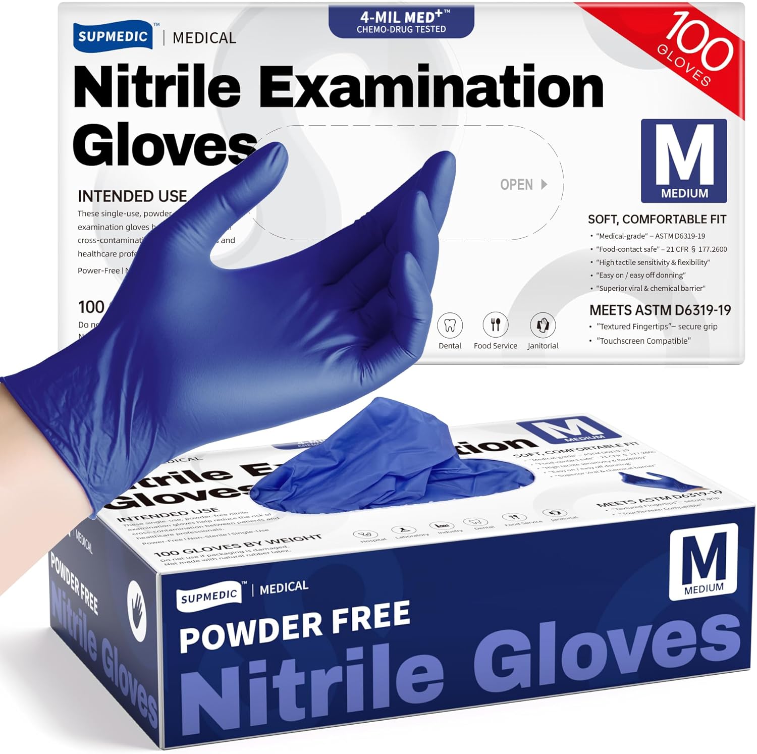 Nitrile Exam Gloves, 4 Mil MED - Exam Glove Nitrile recensie en prijs