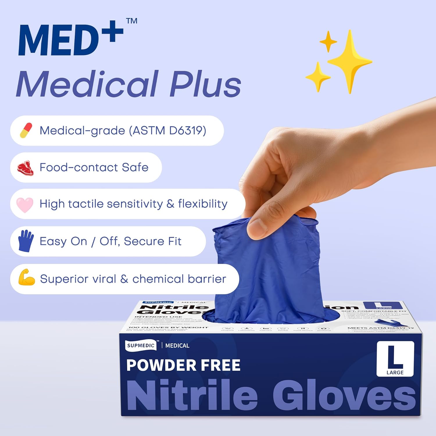Nitrile Exam Gloves, 4 Mil MED - Exam Glove Nitrile recensie en prijs