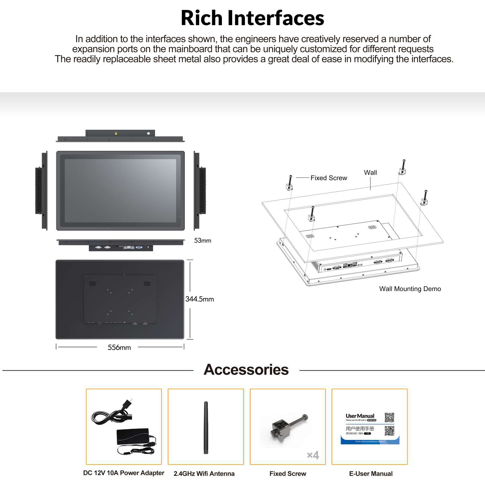 Custom IP65 Waterproof Fanless - Touchscreen Glove Capacitive recensie en prijs