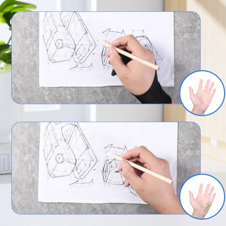 4 Pack Drawing Glove Digital D - Touchscreen Glove Capacitive recensie en prijs