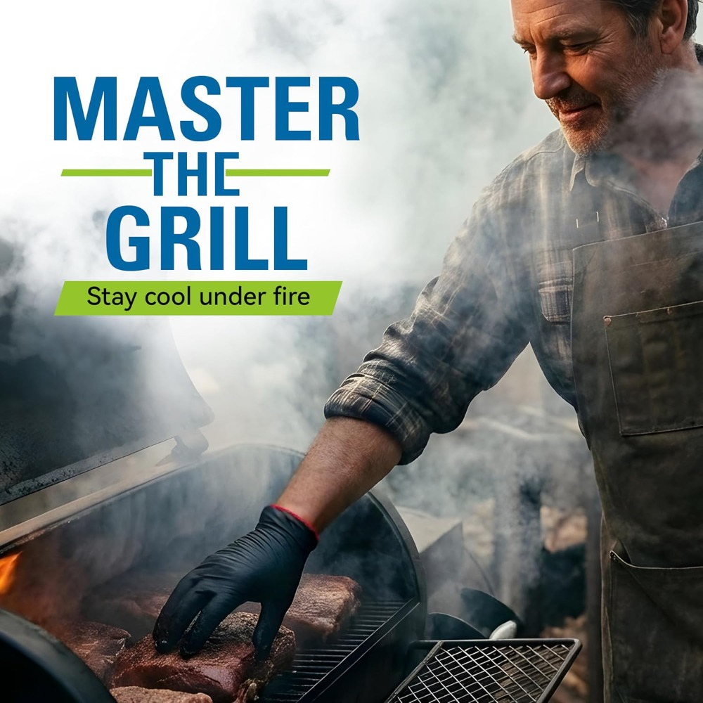 BBQ Gloves, 6 Heat Resistant C - Heat Resistant Glove recensie en prijs