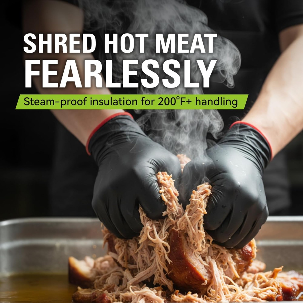 BBQ Gloves, 6 Heat Resistant C - Heat Resistant Glove recensie en prijs