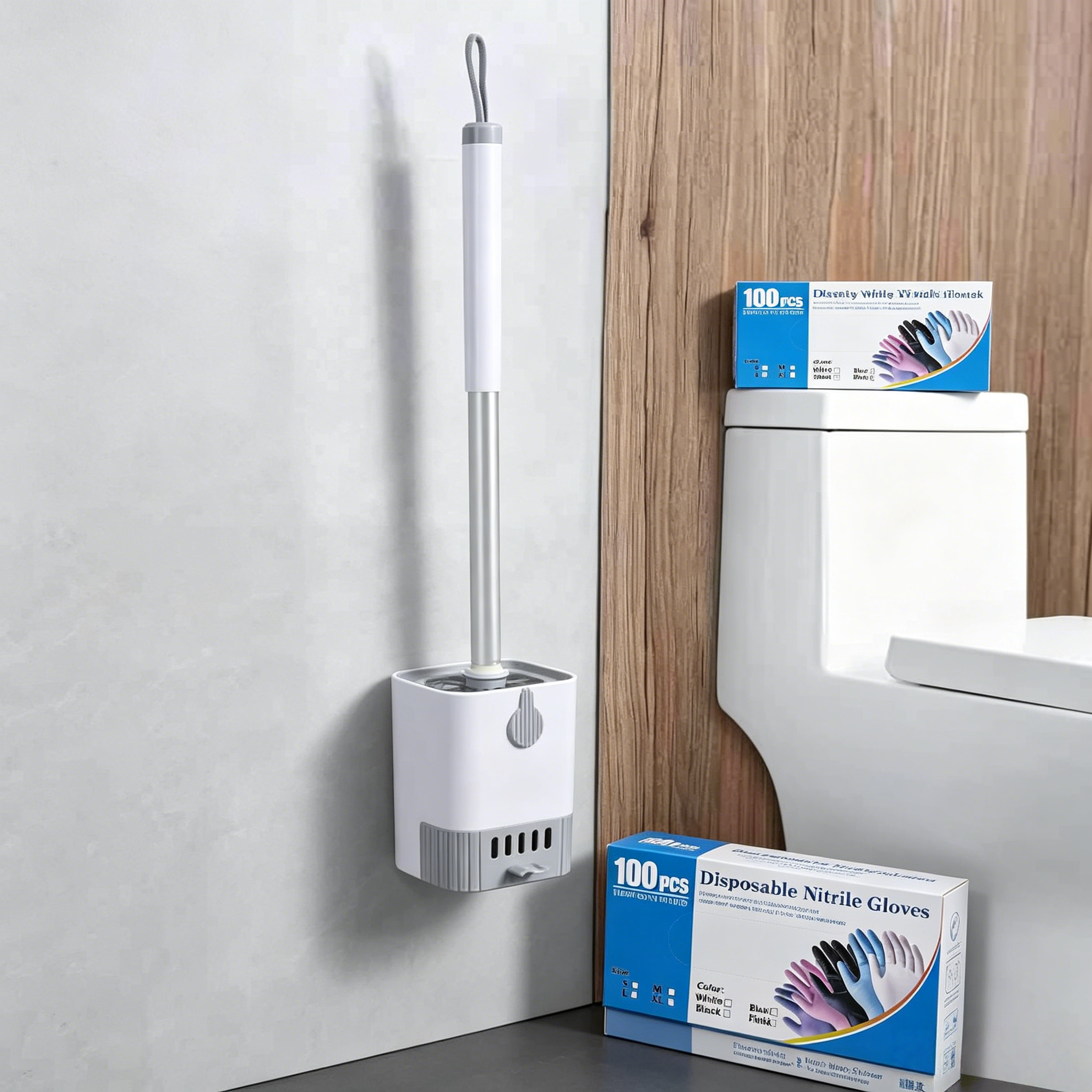 2-Piece Toilet Cleaning Set: P - Rubber Glove Cleaning recensie en prijs