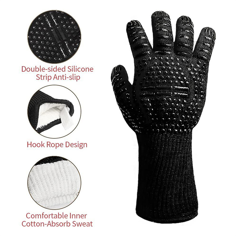 1PC Gloves 800 Degrees Firepro - Oven Mitt Silicone recensie en prijs