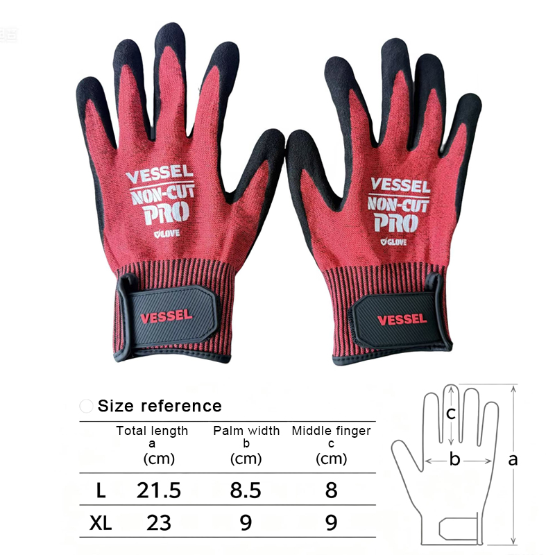 VESSEL Professional NON-CUT PR - Cut Resistant Glove recensie en prijs