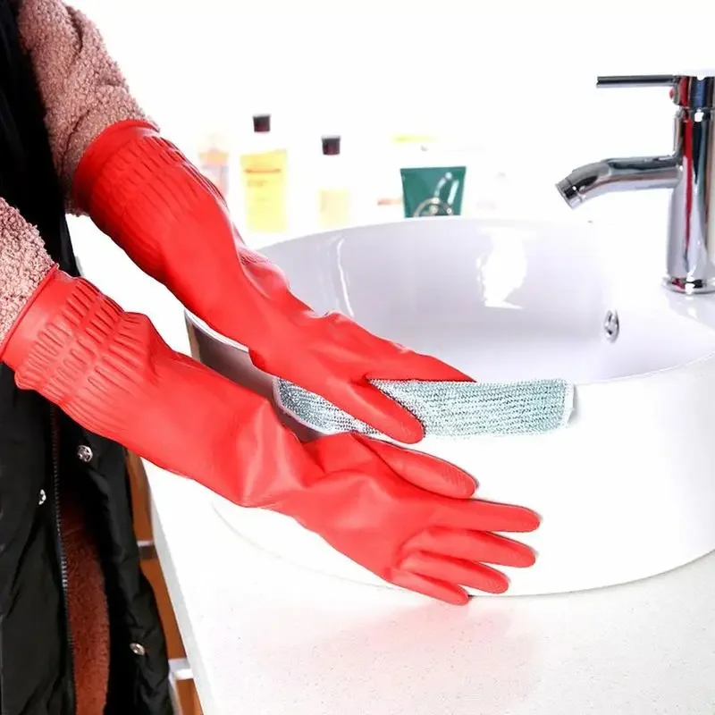 1 pair S/M/L Red Flexible Rubb - Rubber Glove Cleaning recensie en prijs