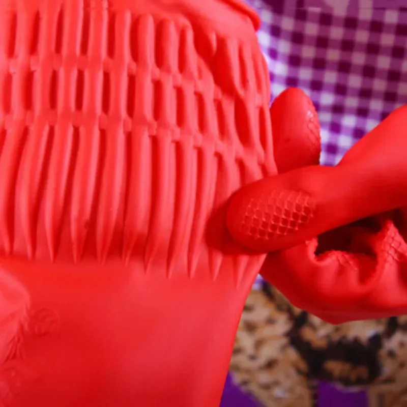 1 pair S/M/L Red Flexible Rubb - Rubber Glove Cleaning recensie en prijs