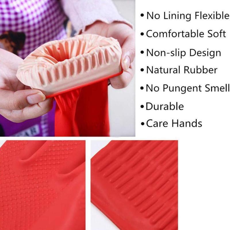 38cm Long Cuff Latex Rubber Gl - Dish Glove Rubber recensie en prijs