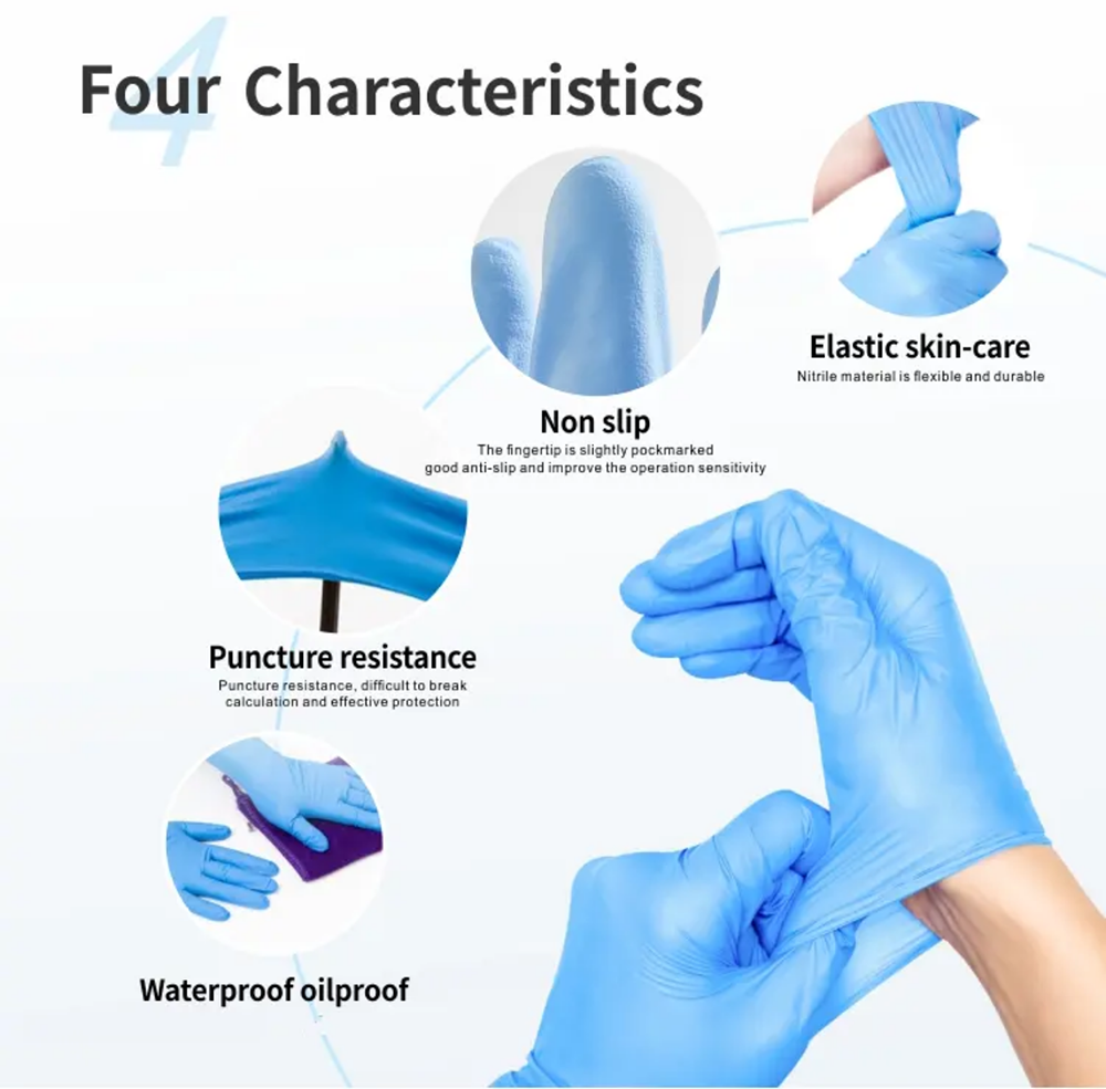 Nitrile Exam Gloves-Blue Latex - Exam Glove Nitrile recensie en prijs