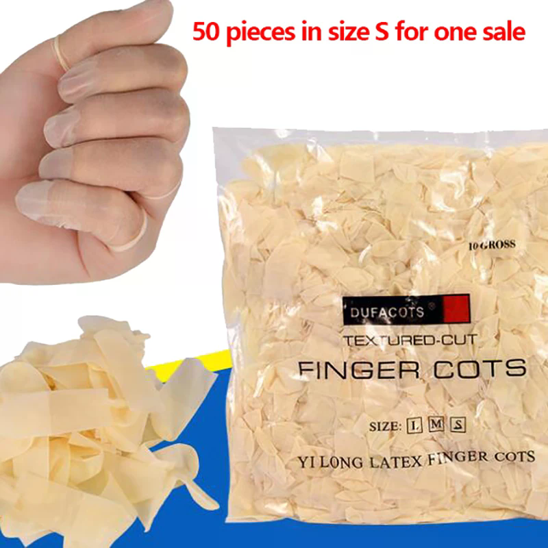 50pcs Disposable Latex Finger  - Latex Disposable Glove recensie en prijs