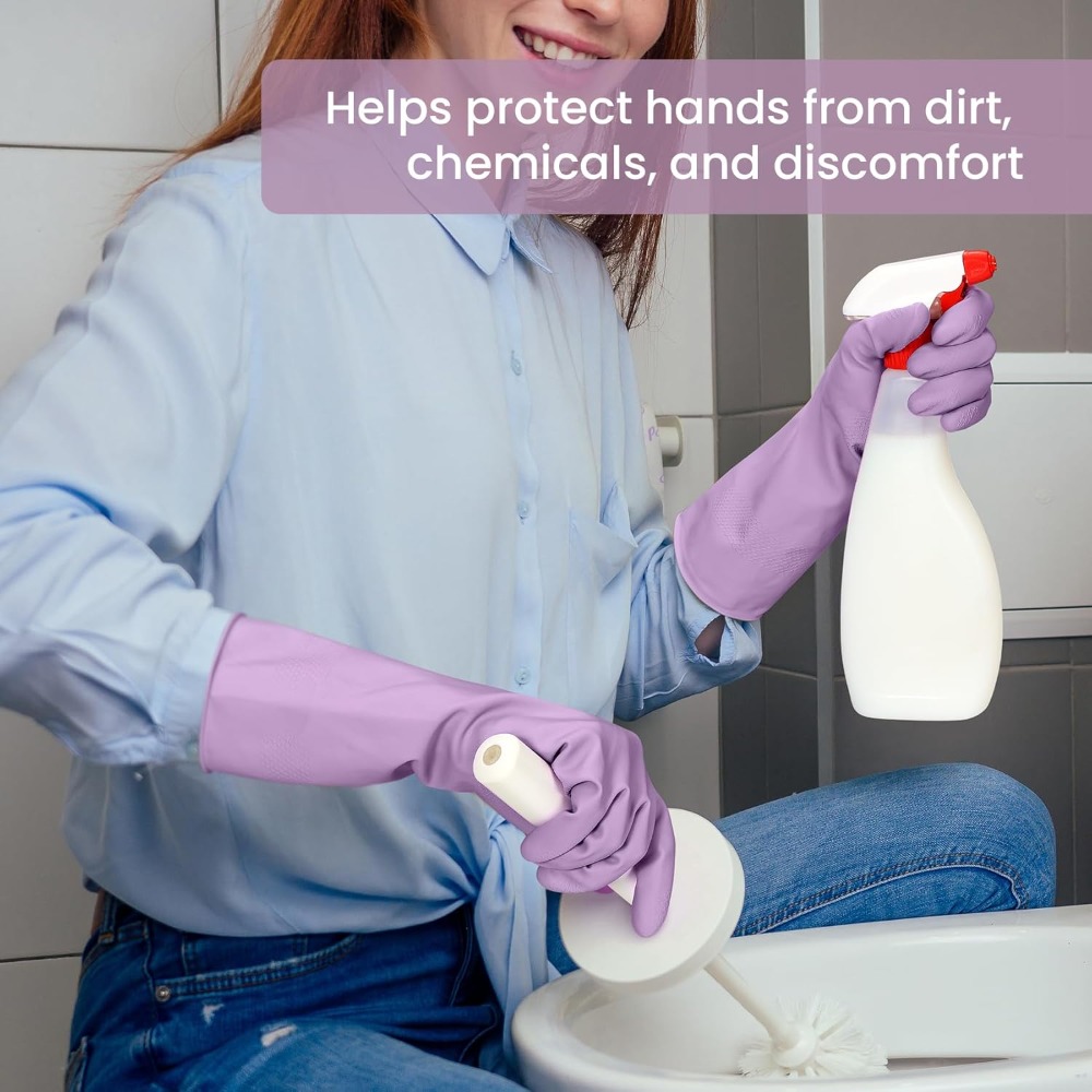 4 Pairs Rubber Cleaning Gloves - Rubber Glove Cleaning recensie en prijs