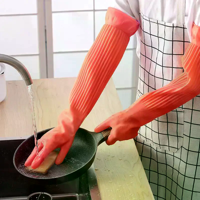 Long Reusable Rubber Dishwashi - Dish Glove Rubber recensie en prijs