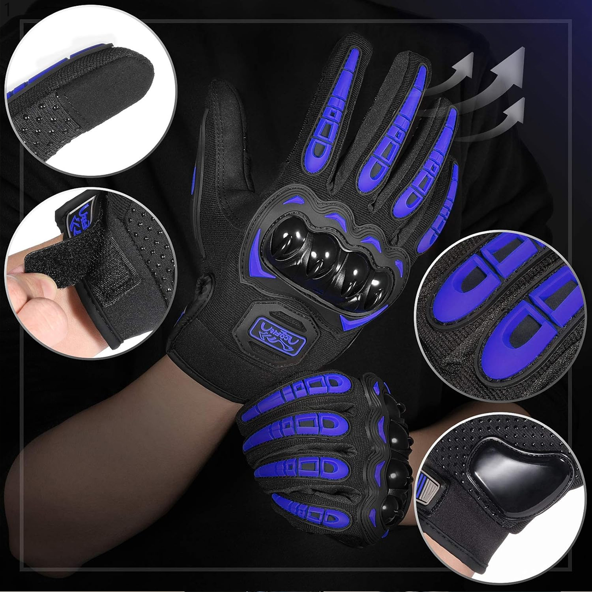 Men Motorcycle Gloves Touch Sc - Motorcycle Glove Knuckle recensie en prijs