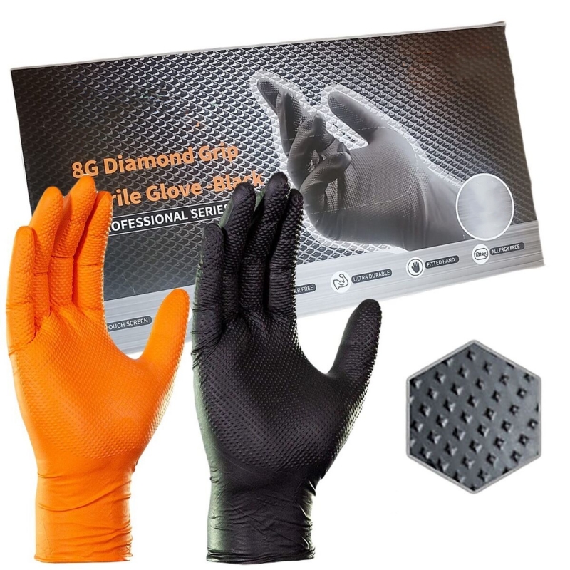 8Mil Thick Heavy Duty Safety W - Nitrile Mechanic Glove recensie en prijs