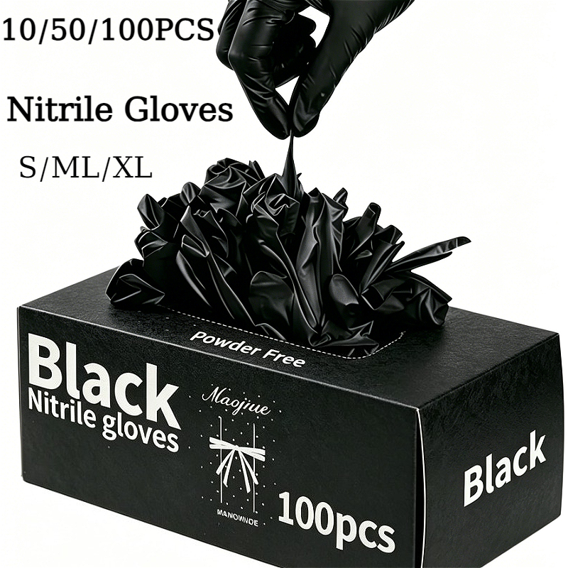 10/50/100PCS Black Disposable  - Nitrile Mechanic Glove recensie en prijs