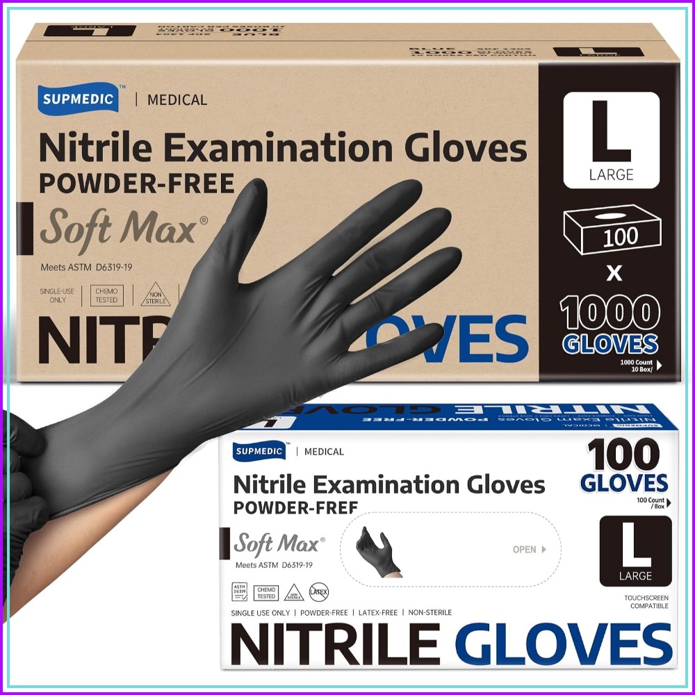 Nitrile Exam Gloves, 1000Pcs L - Exam Glove Nitrile recensie en prijs